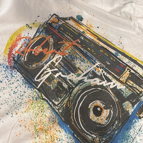 Robert Graham BOOMBOX Stereo Graphic T Shirt Tee Shirt Men’s XL - Picture 5 of 9